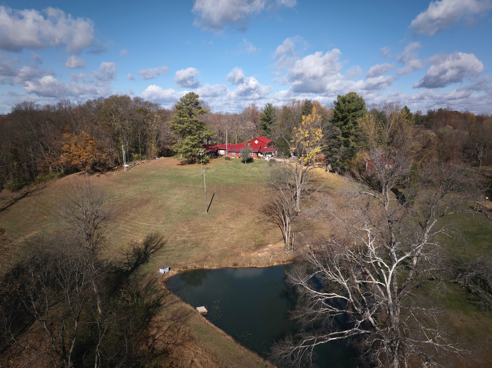 Charming home with stunning views on over 6 acres w/Huge Garage!