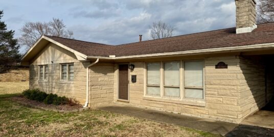 Bedford Stone Ranch on Large Flat Lot